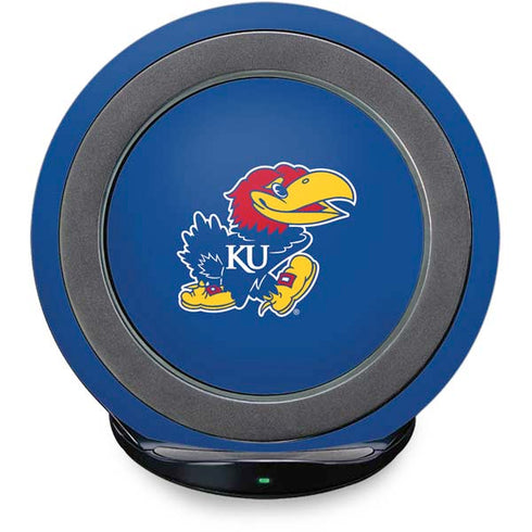 University of Kansas Jayhawks Mascot Outline Fast Charge Wireless Charging Stand Skin